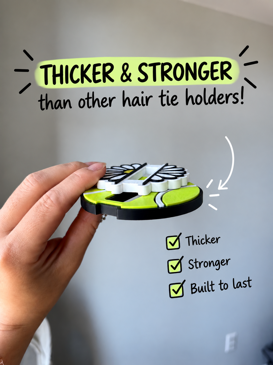 Bow Hair Tie Holder