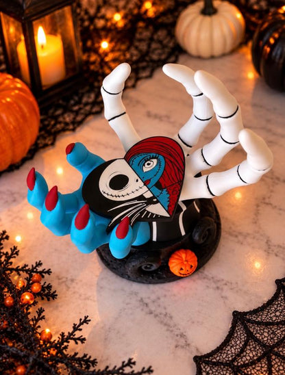 Jack & Sally Candle Holder