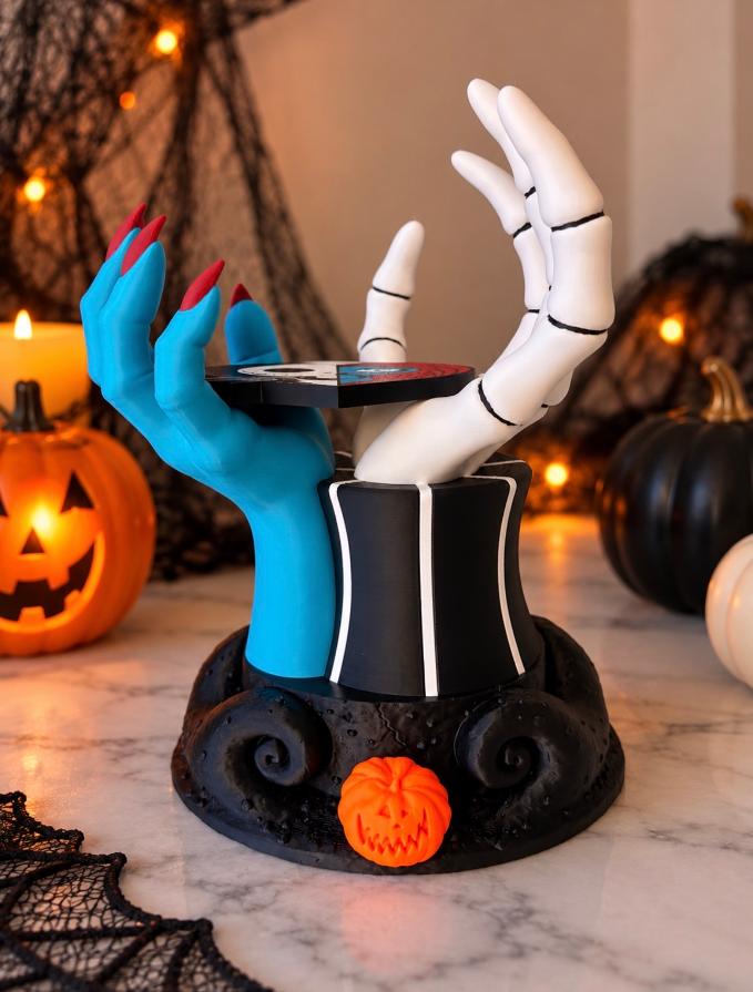 Jack & Sally Candle Holder