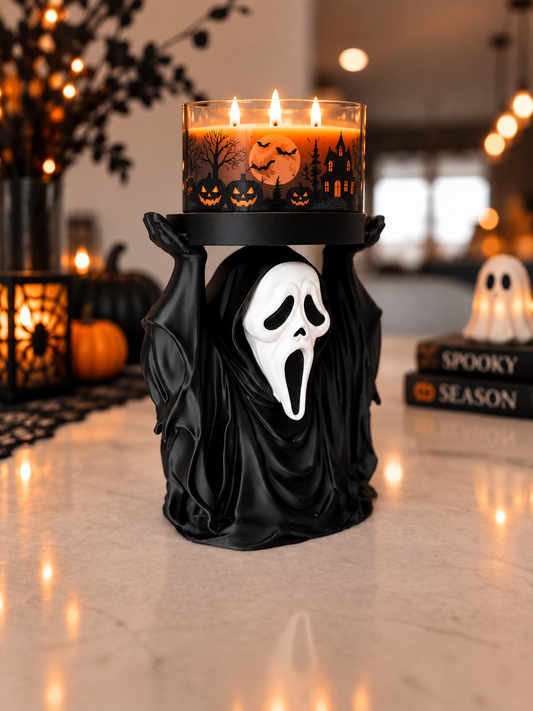 Ghostface Candle Holder