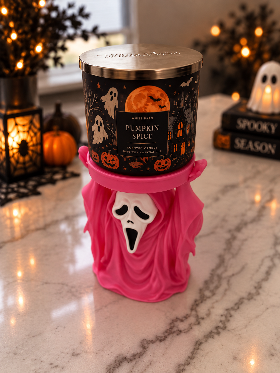 Ghostface Candle Holder