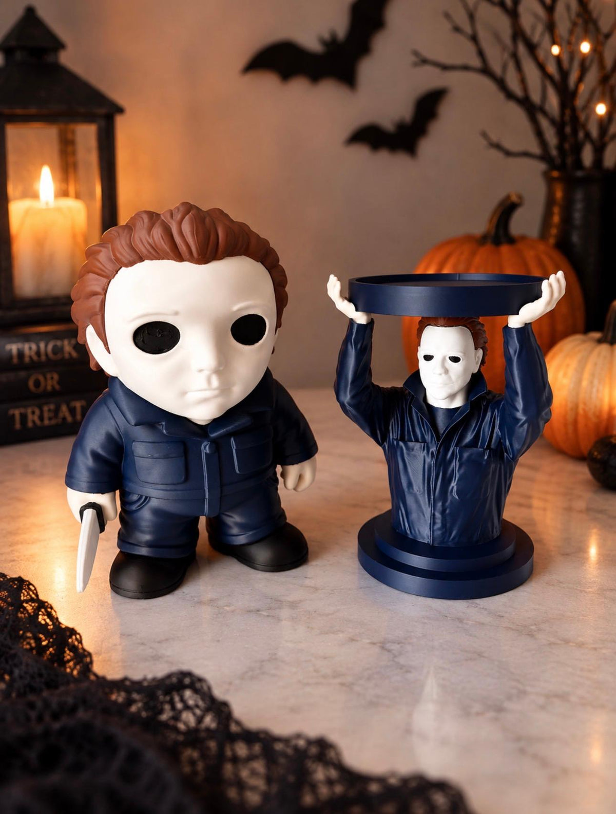 Michael Myers Candle Holder & Soap Holder Set
