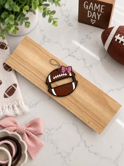 Football Hair Tie Holder