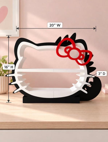Hello Kitty x Godzilla Inspired Trinket Display Shelf