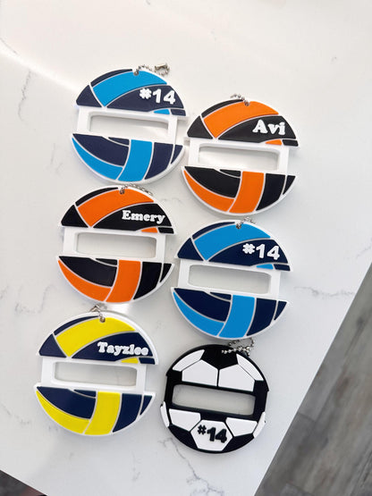 Volleyball Hair Tie Holder