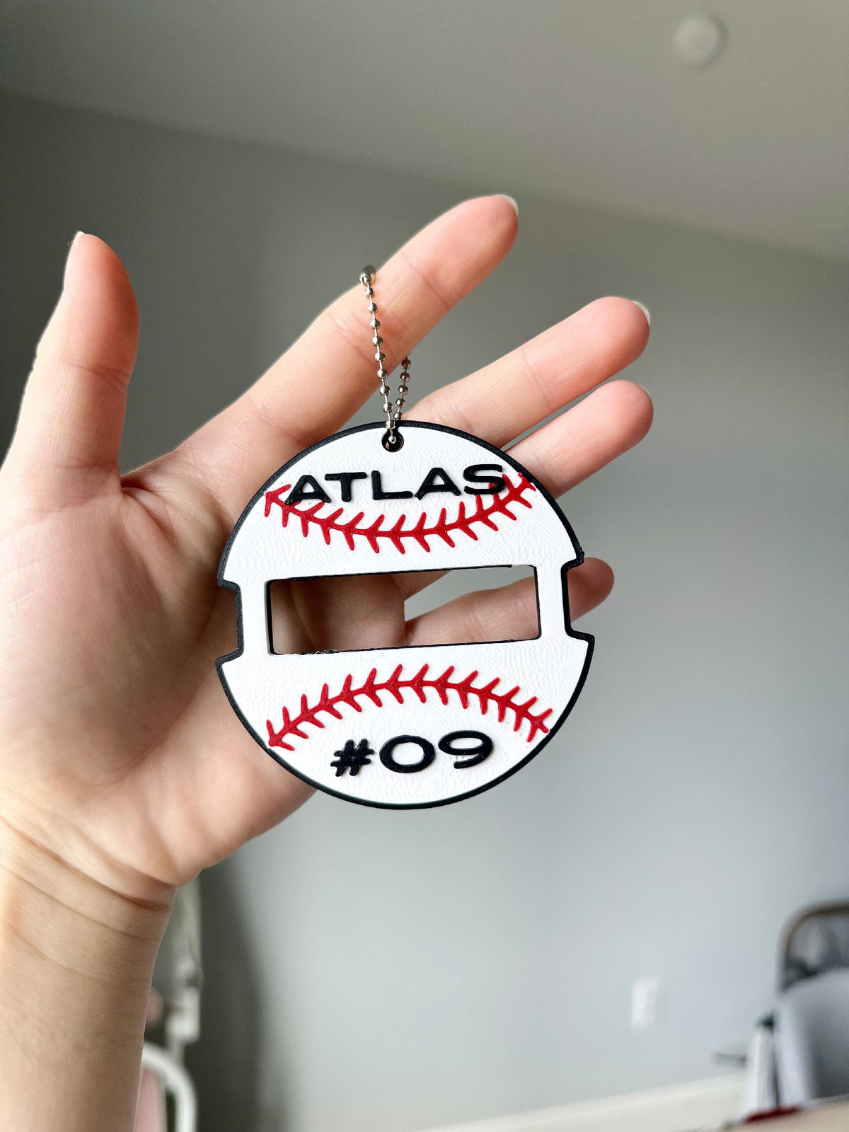 Baseball Hair Tie Holder