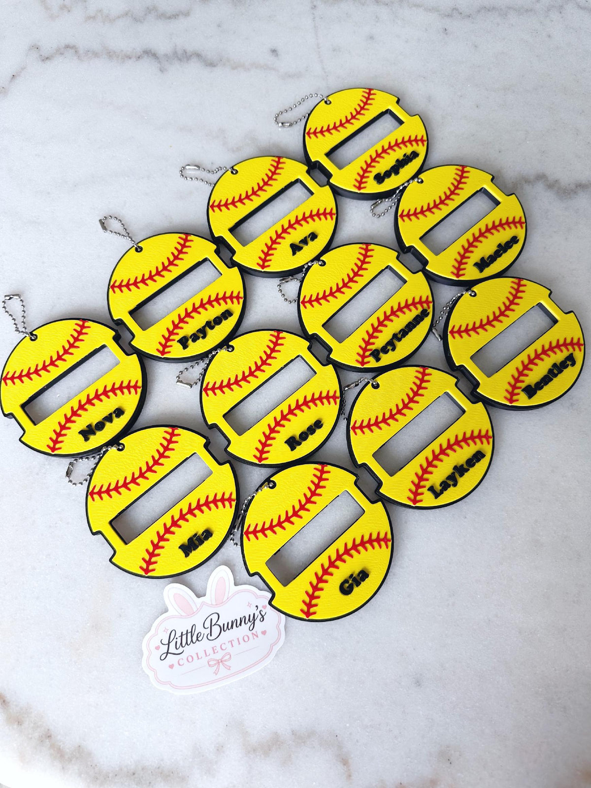Softball Hair Tie Holder